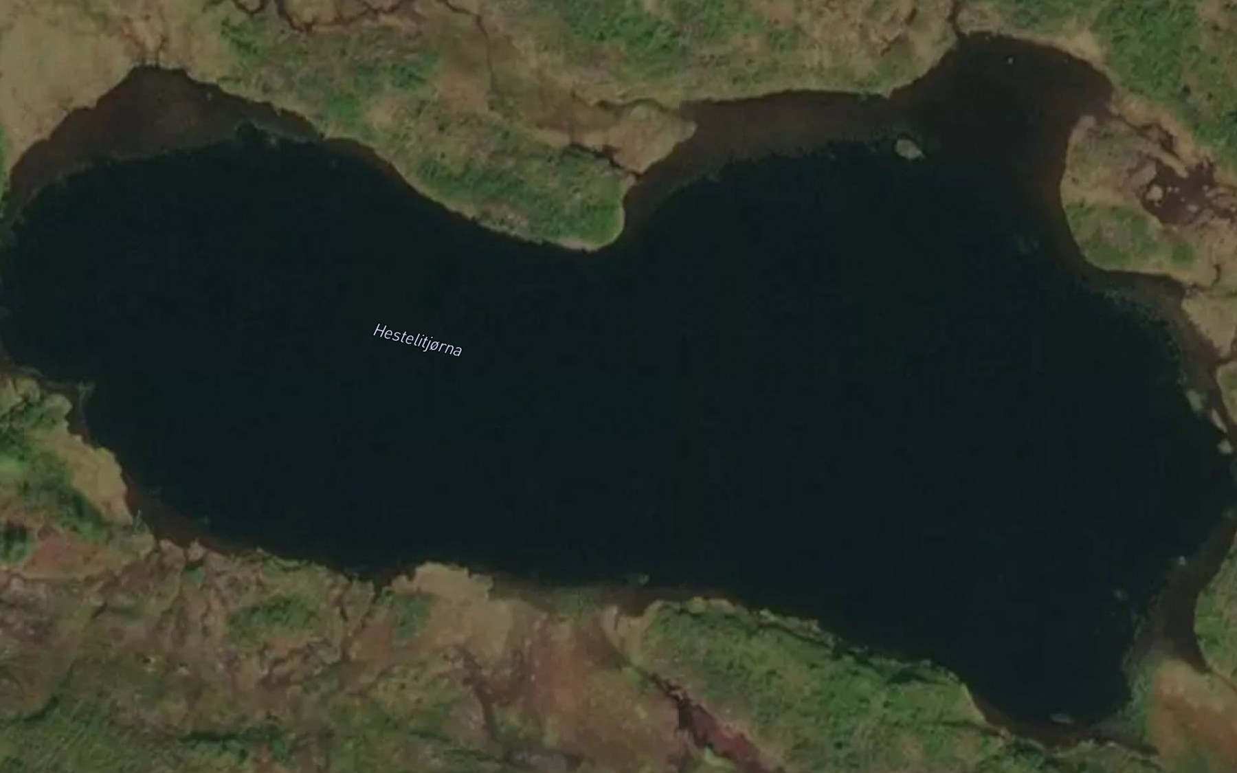 Satellite map of the Hestelitjorna