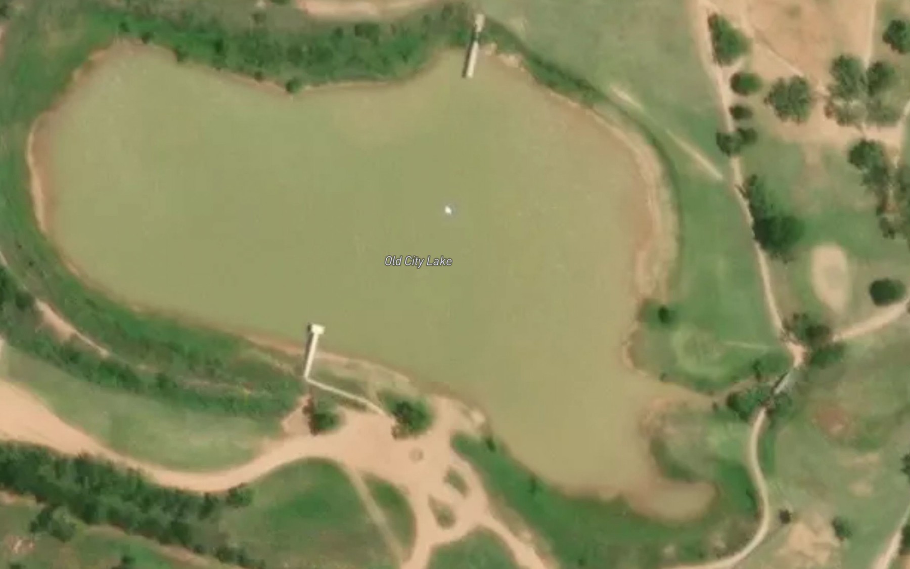 Satellite map of the Old City Lake