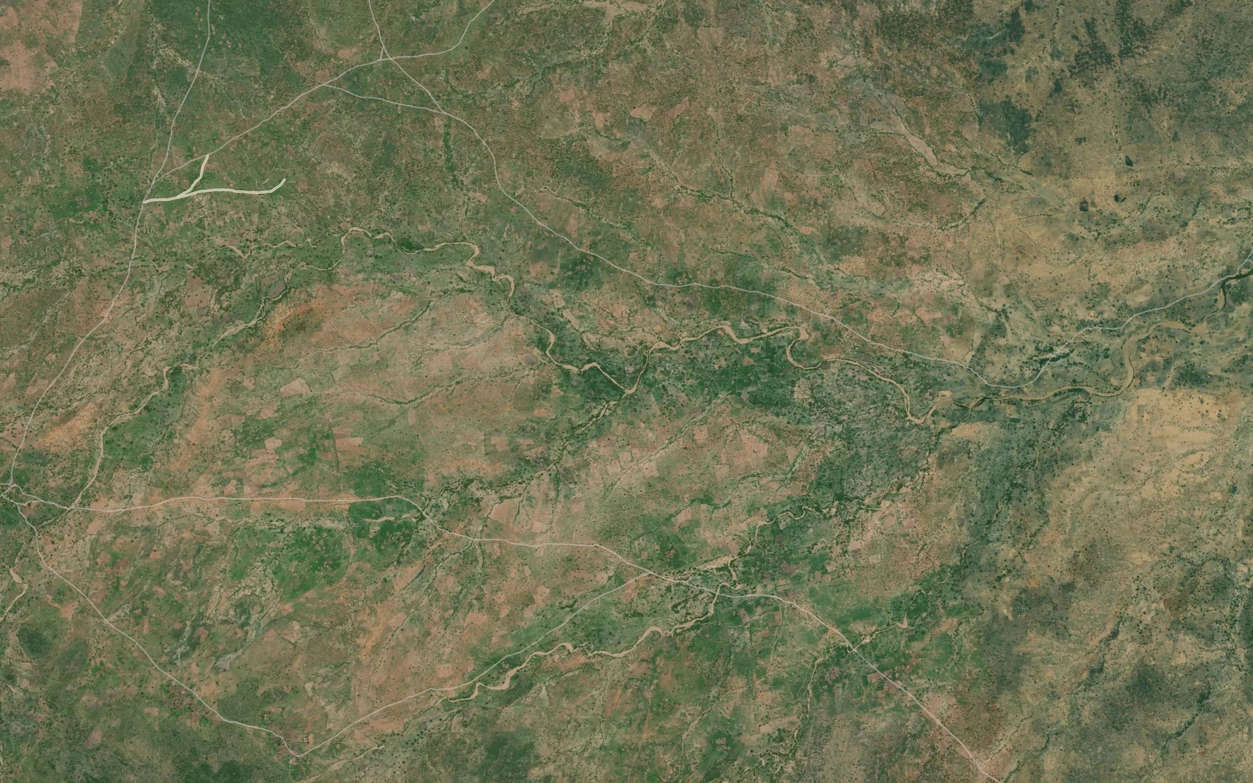 Satellite map of the River Wawa Kugen gle