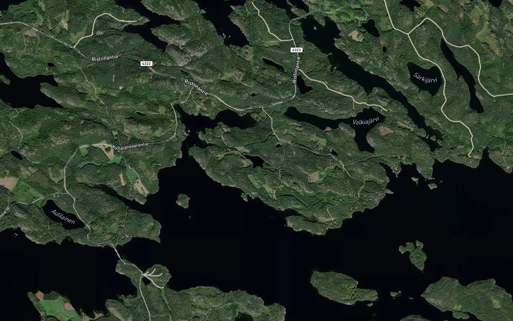 Satellite map of the Matalalampi