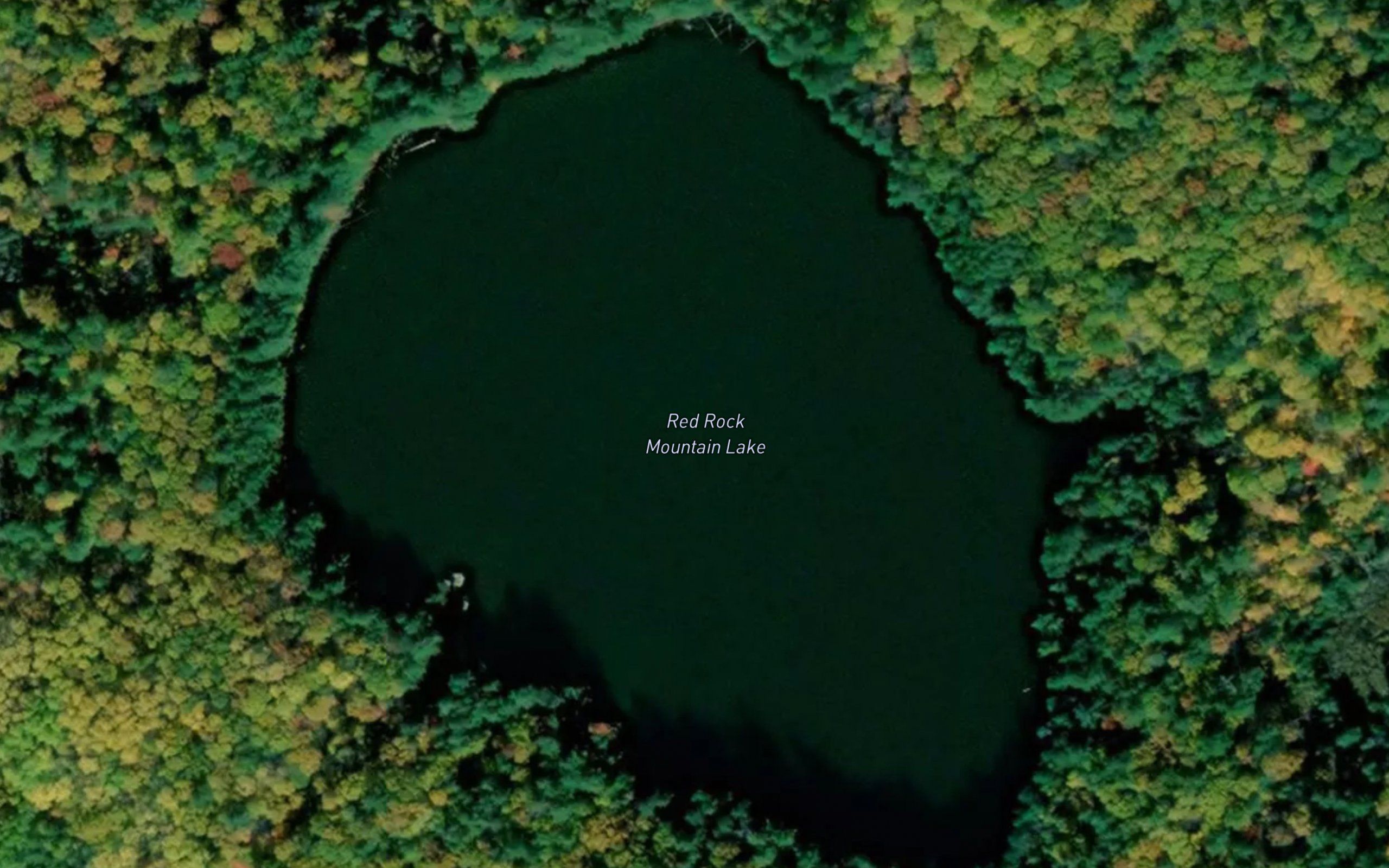 Red Rock Mountain Lake