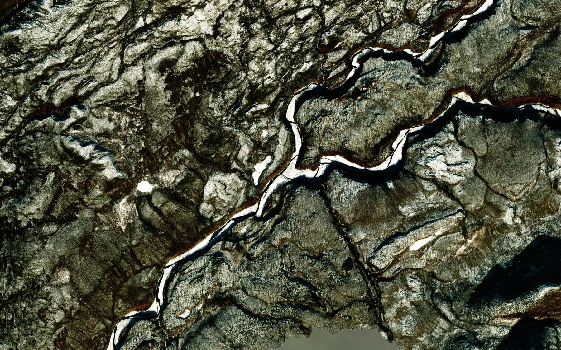Satellite map of the Nivandya