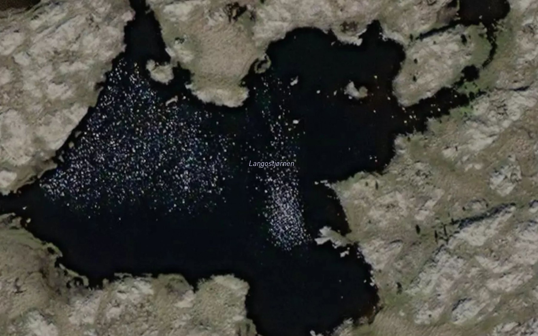 Satellite map of the Langostjornan