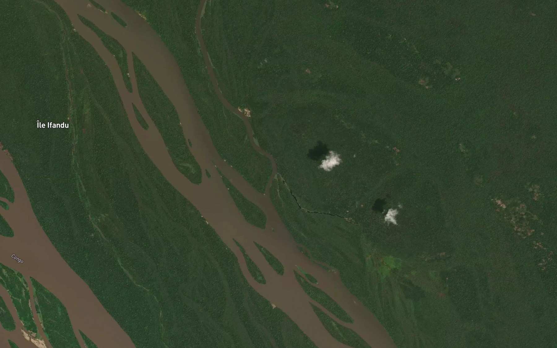 Satellite map of the Loie