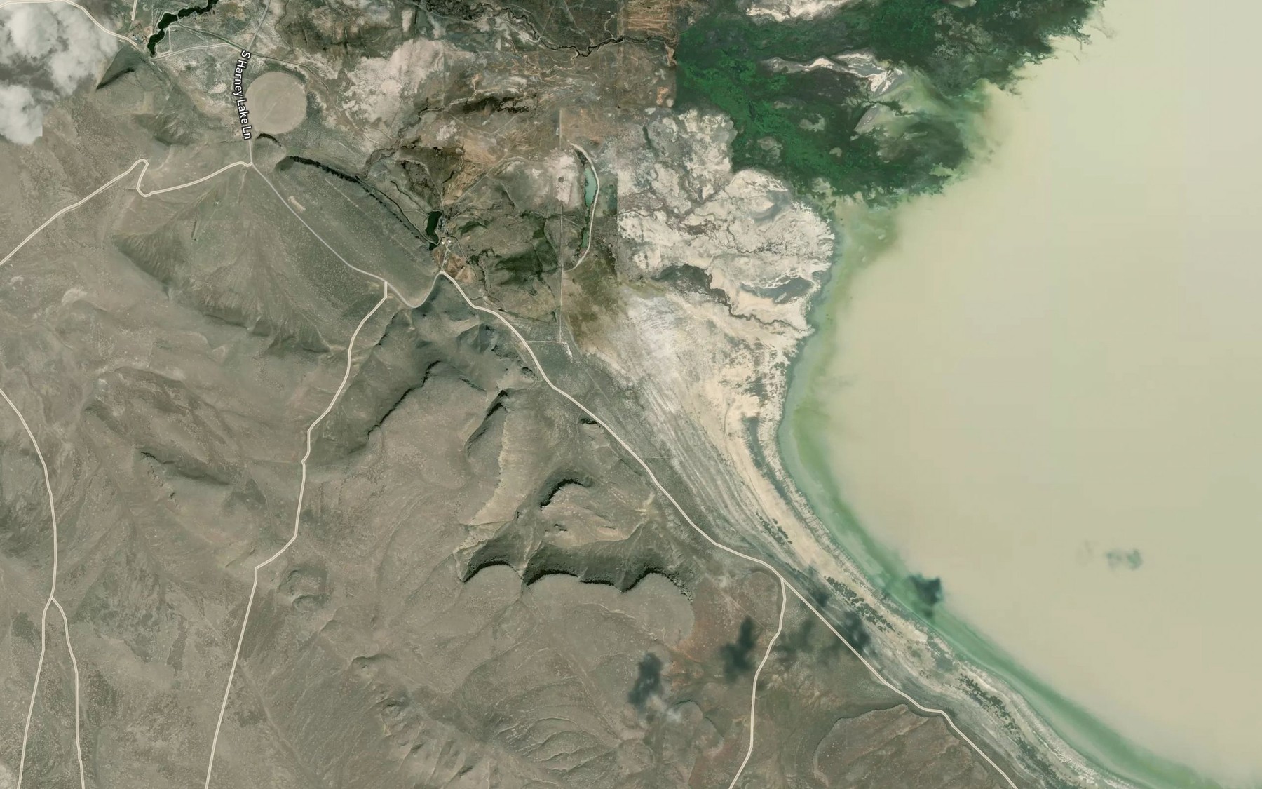 Satellite map of the Soldier Spring
