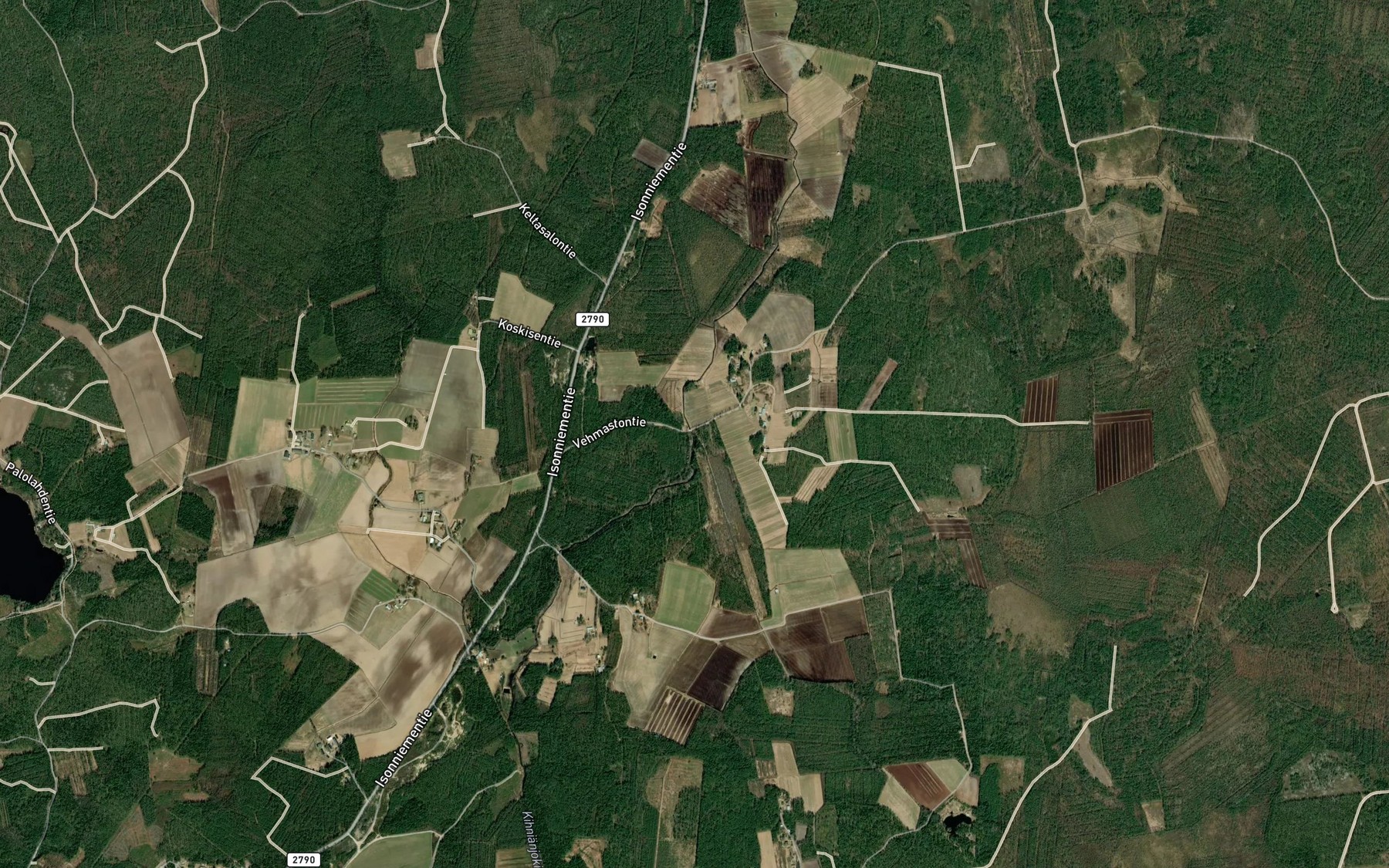 Satellite map of the Lavaluoma