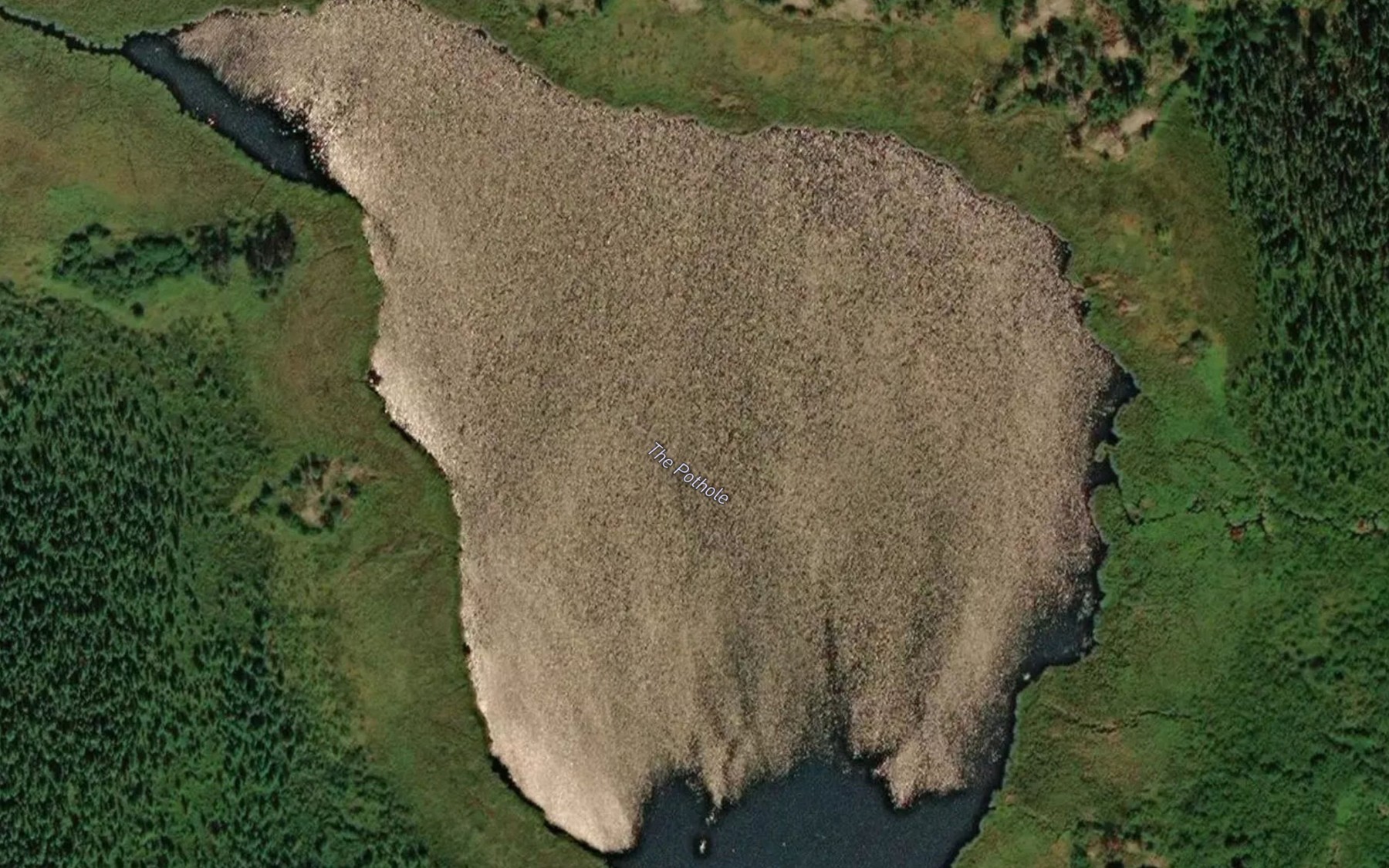 Satellite map of the The Pothole