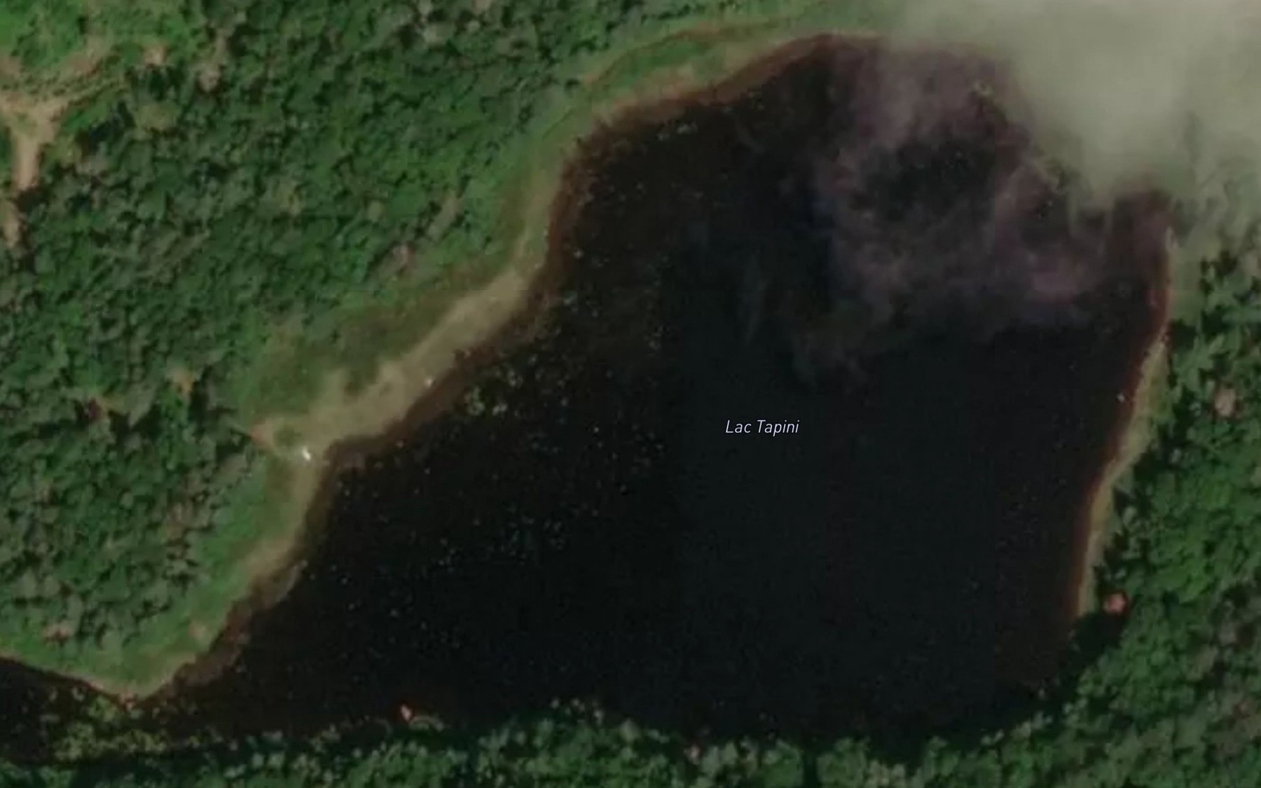 Satellite map of the Lac Tapini
