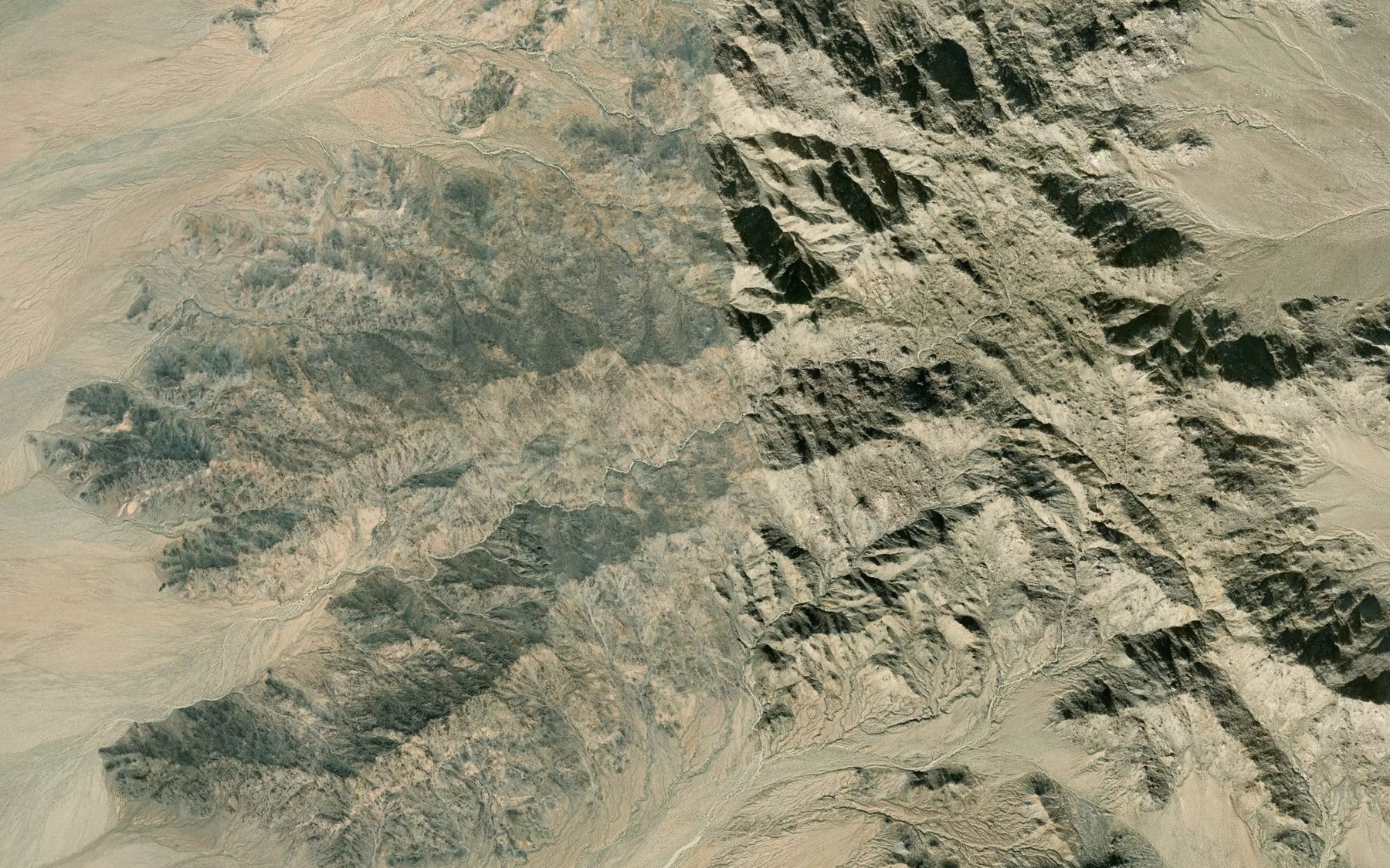 Satellite map of the Sheep Camp Spring