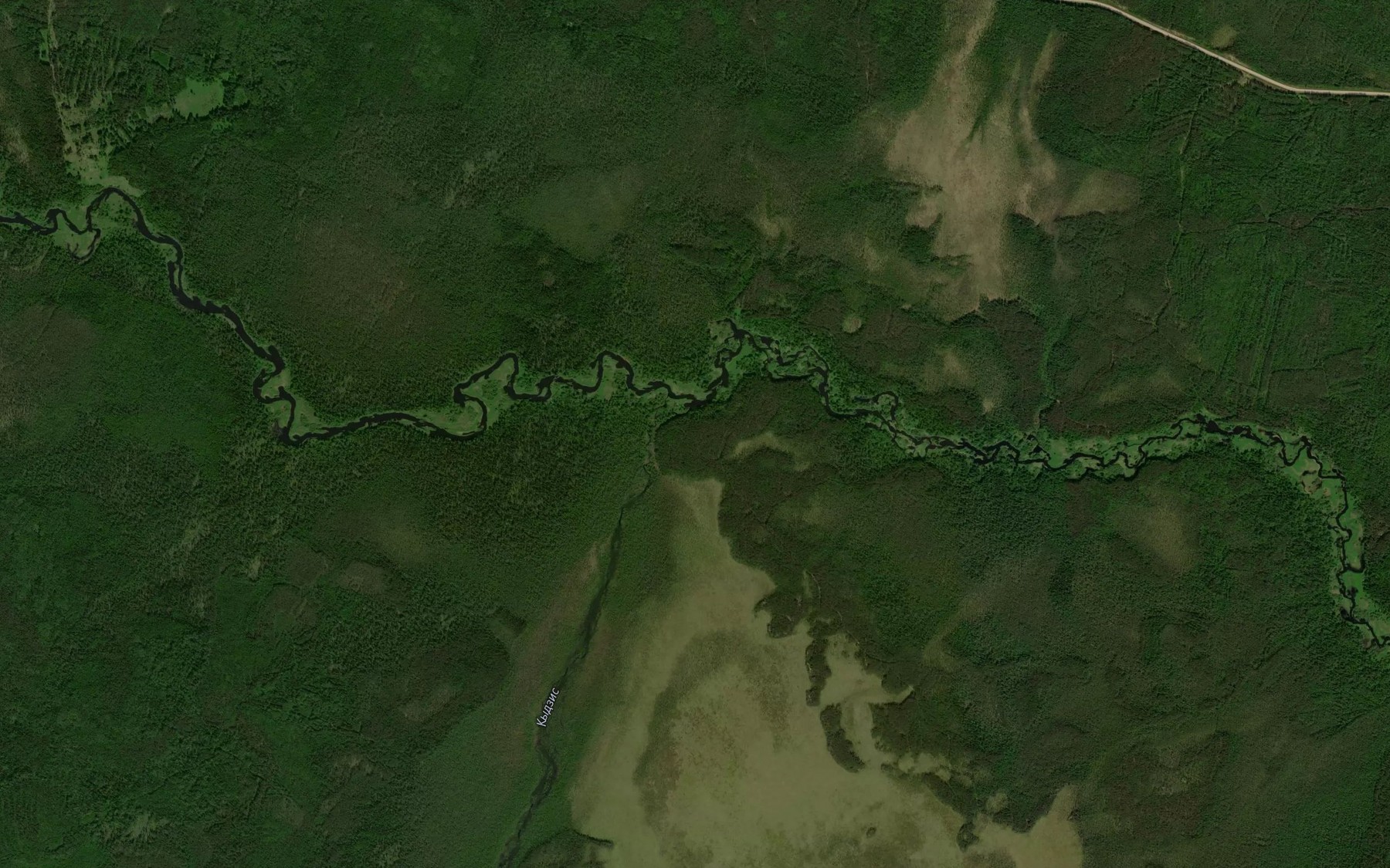 Satellite map of the Kydz'is