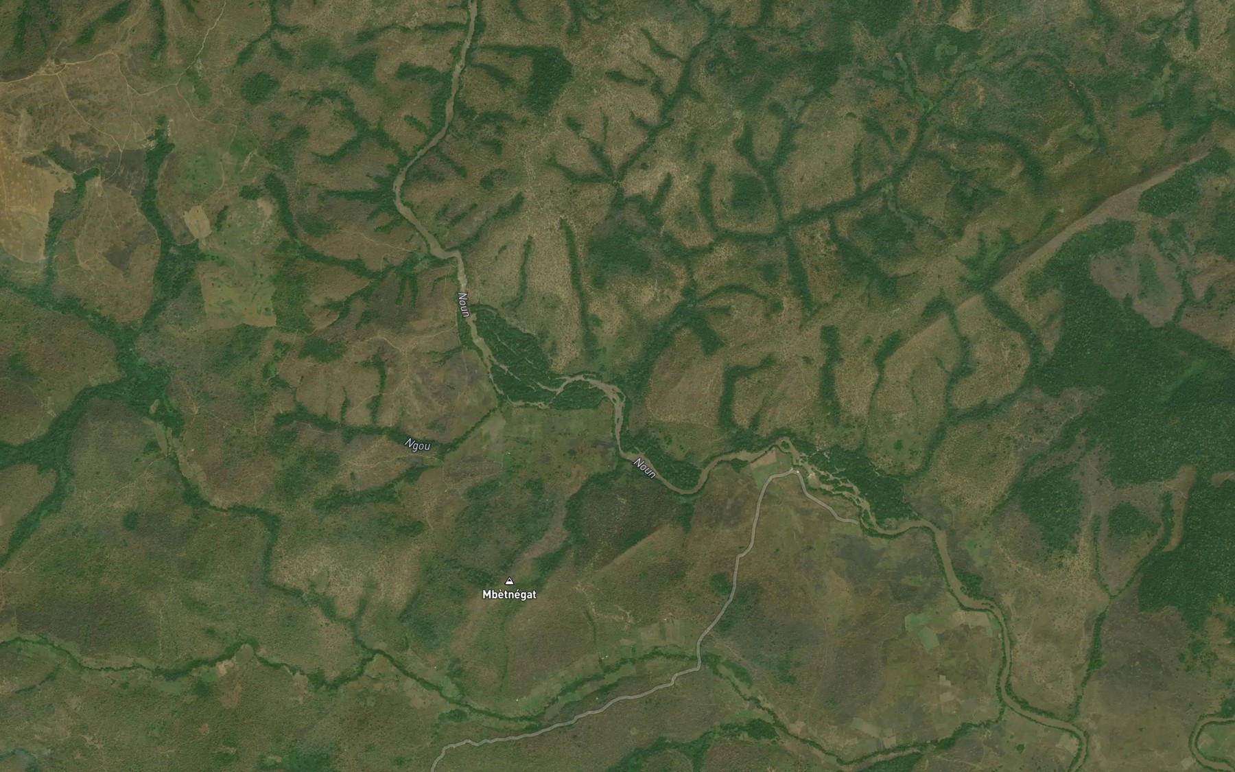 Satellite map of the Kokeron