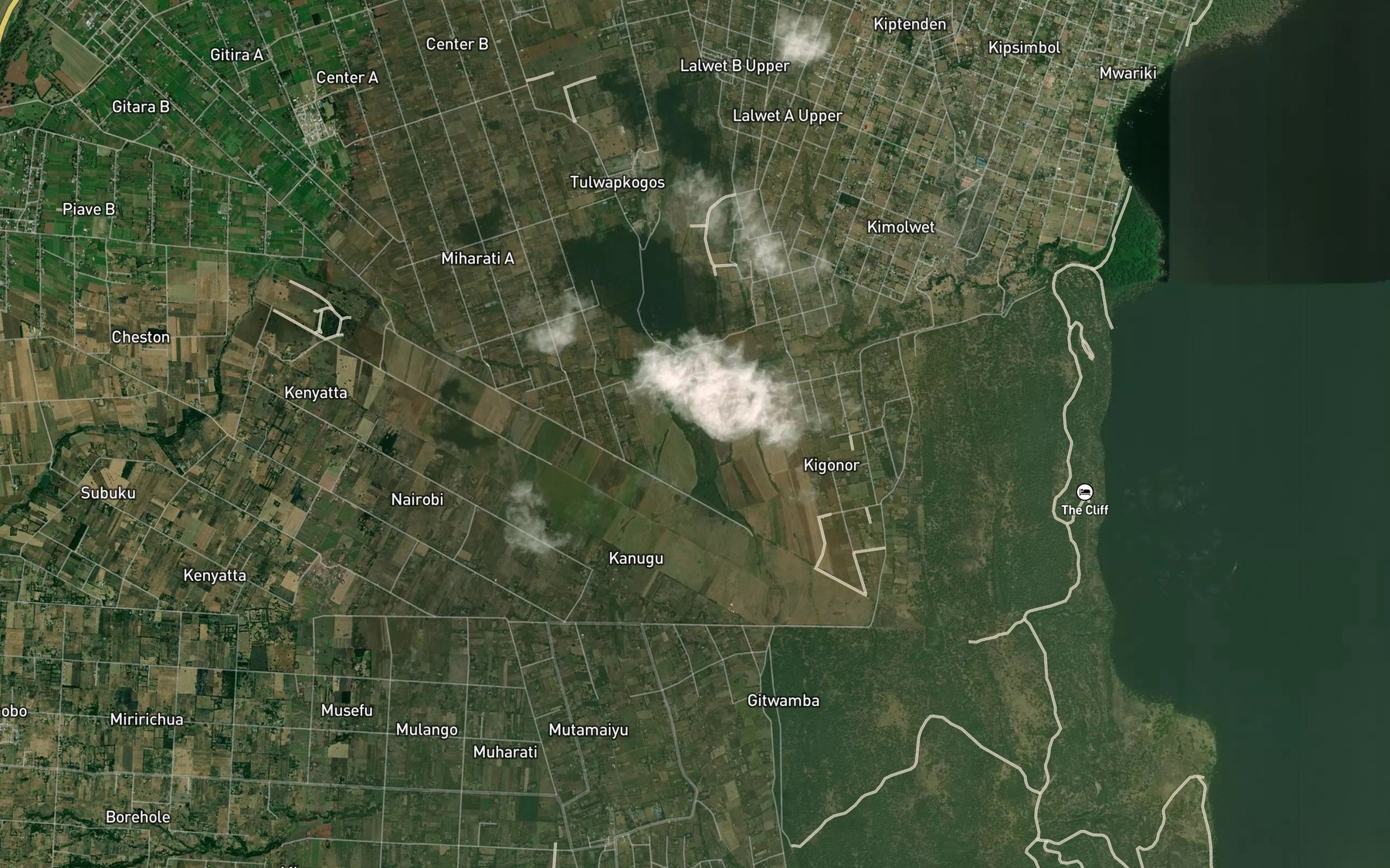 Satellite map of the Makalia