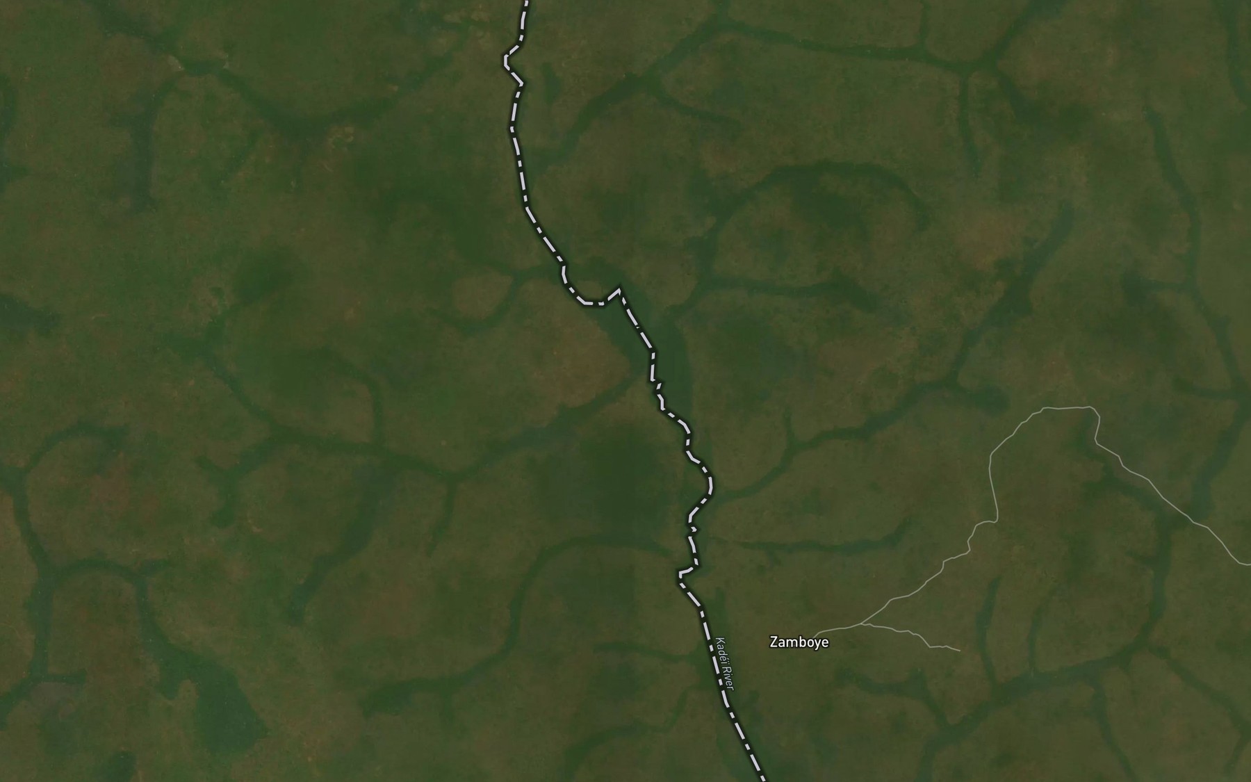 Satellite map of the Bakoumbo