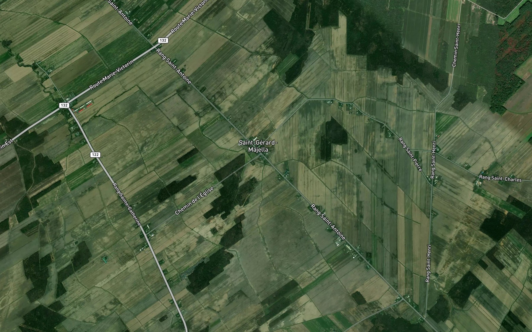 Satellite map of the Decharge des Vingt de Sainte-Catherine
