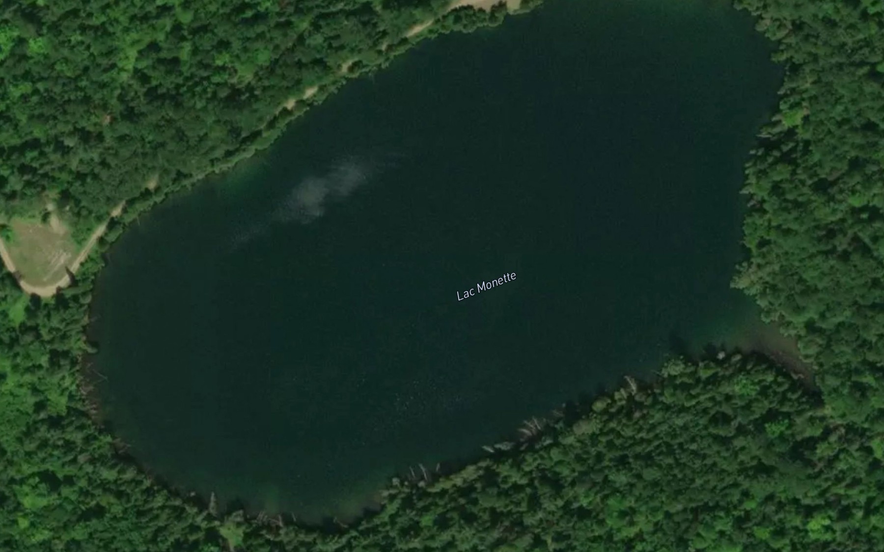 Satellite map of the Lac Monette
