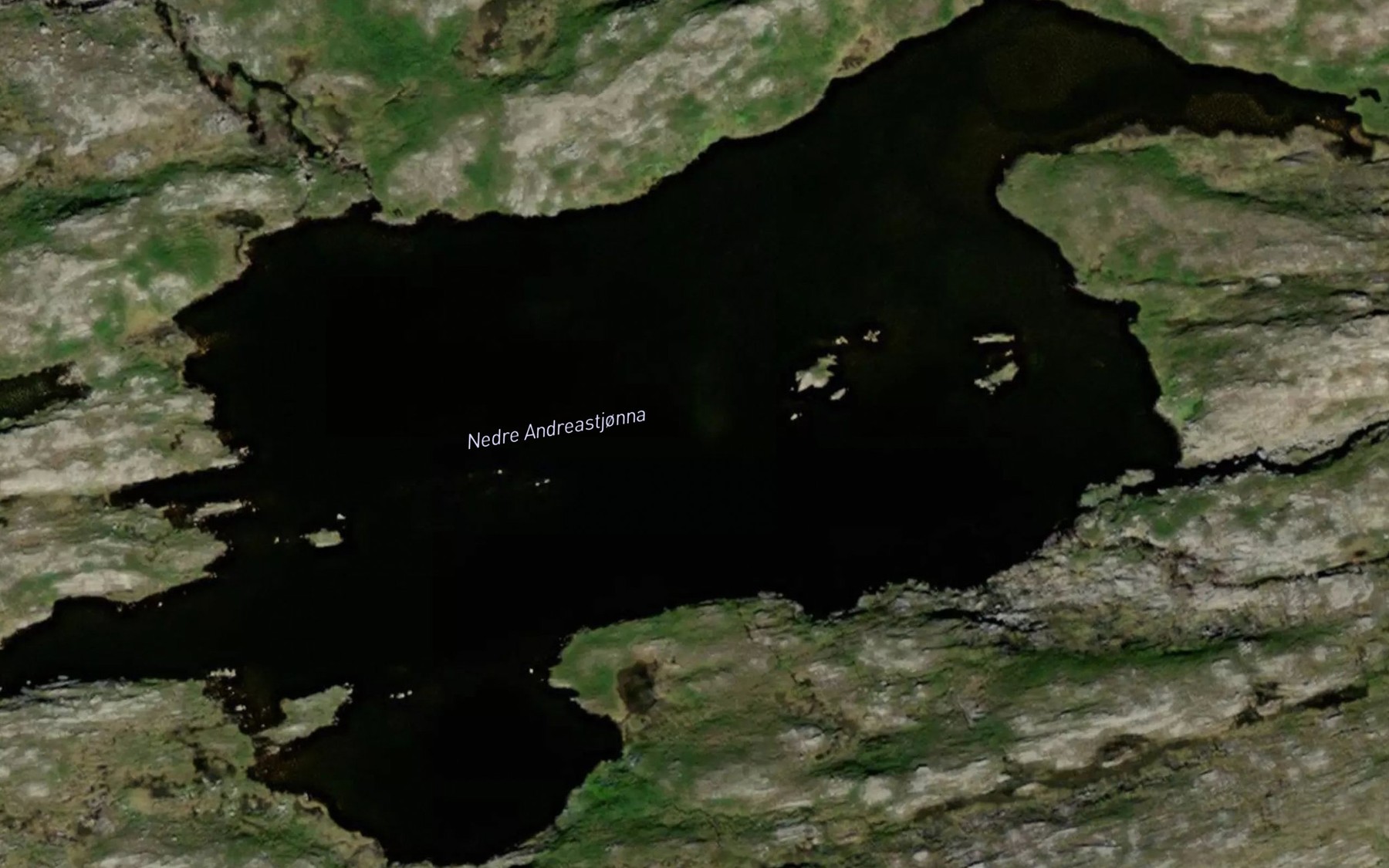Satellite map of the Andreastjonnin,nedre