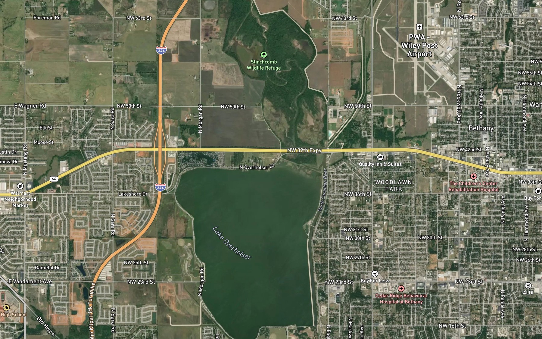 Satellite map of the Spot 6