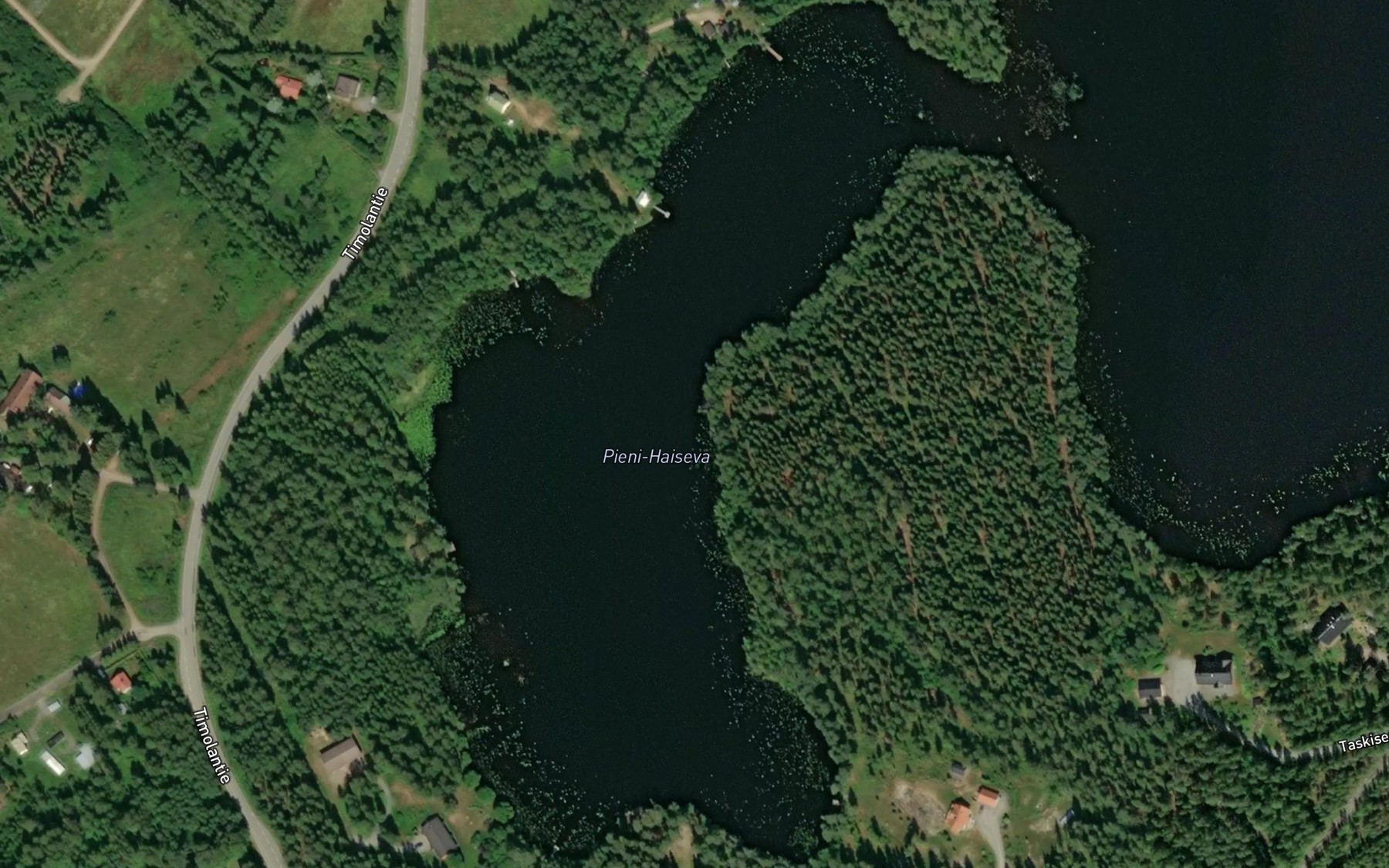 Satellite map of the Pieni-Haiseva