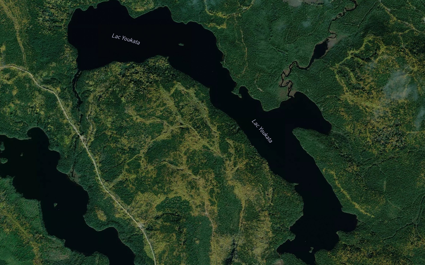 Satellite map of the Lac Youkata