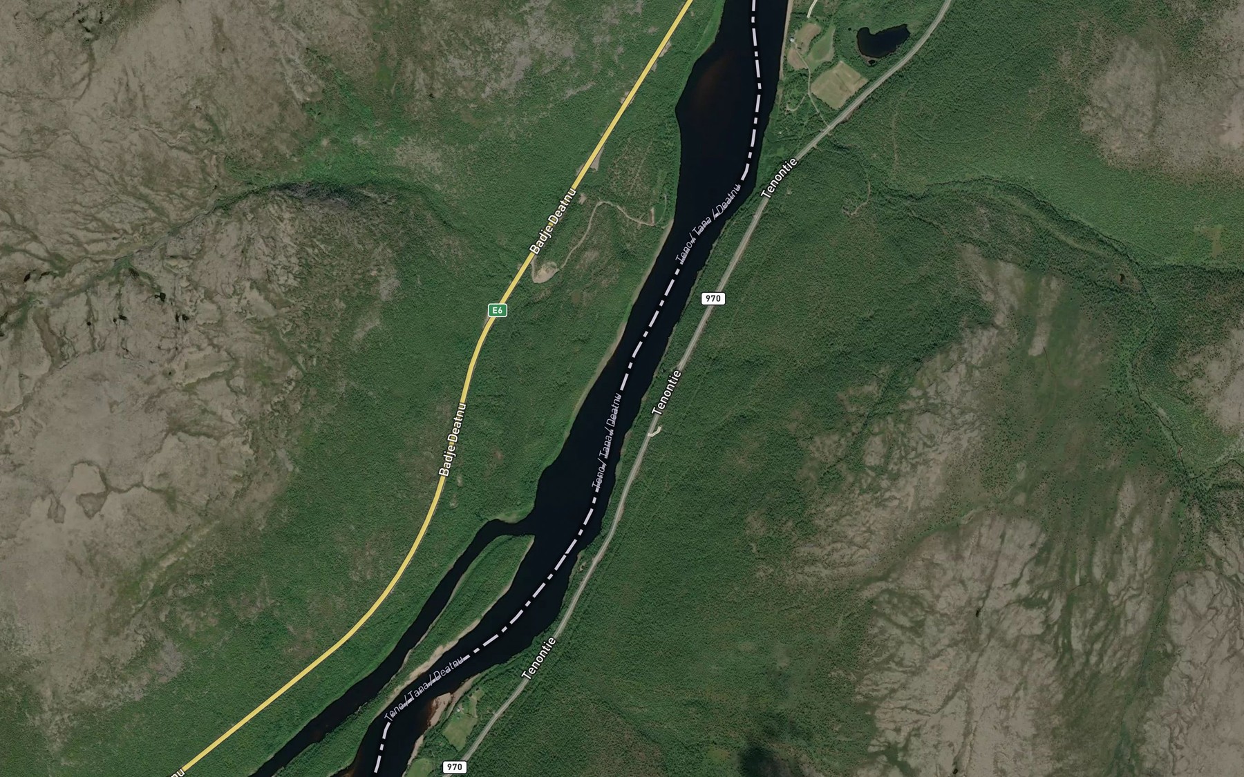 Satellite map of the Guoikkavuolsavu