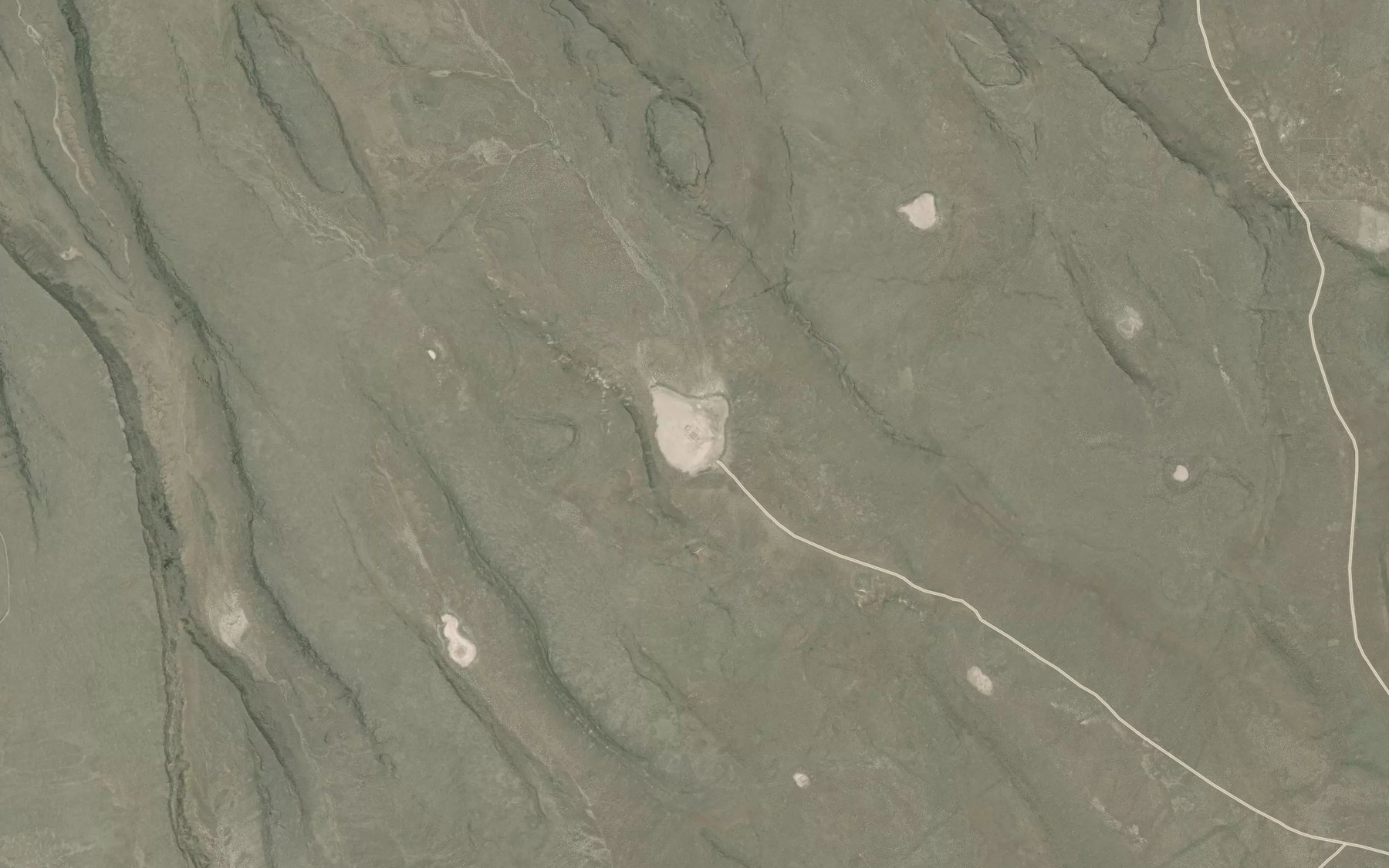 Satellite map of the Four Draws Waterhole