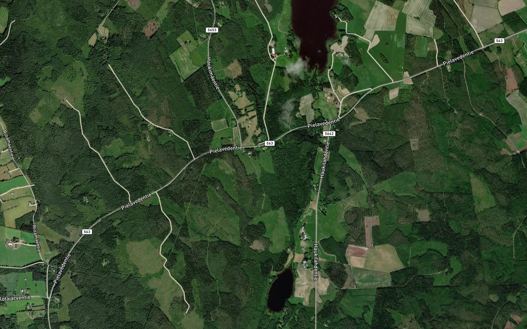 Satellite map of the Korpijoki