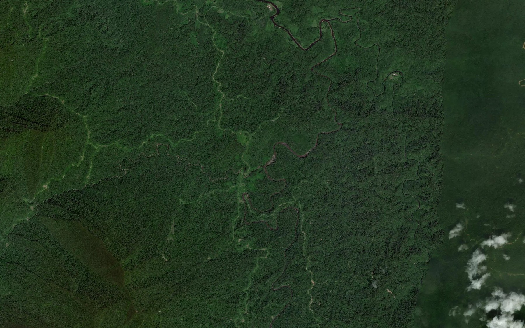 Satellite map of the Sungai Blaga