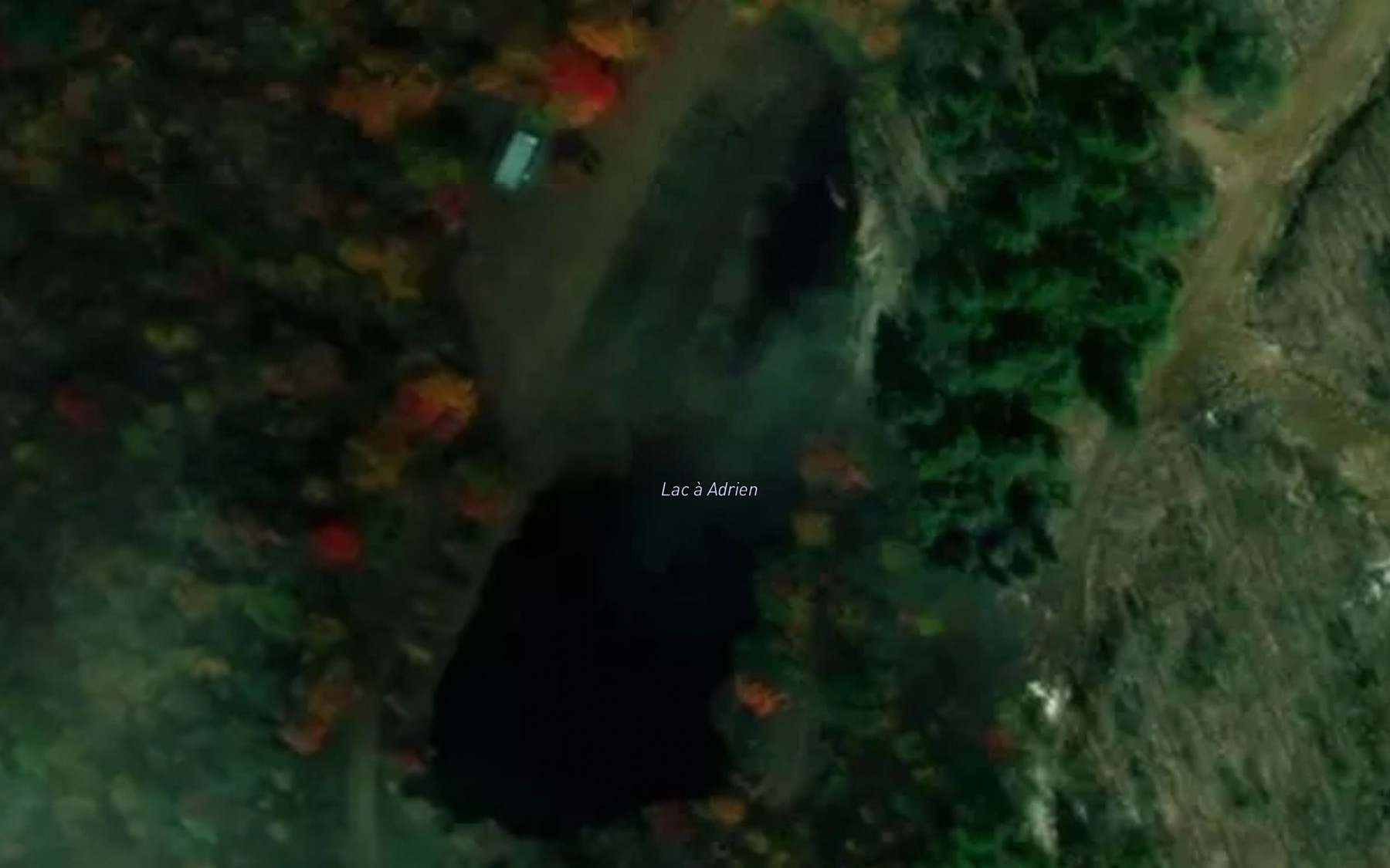 Satellite map of the Lac a Adrien