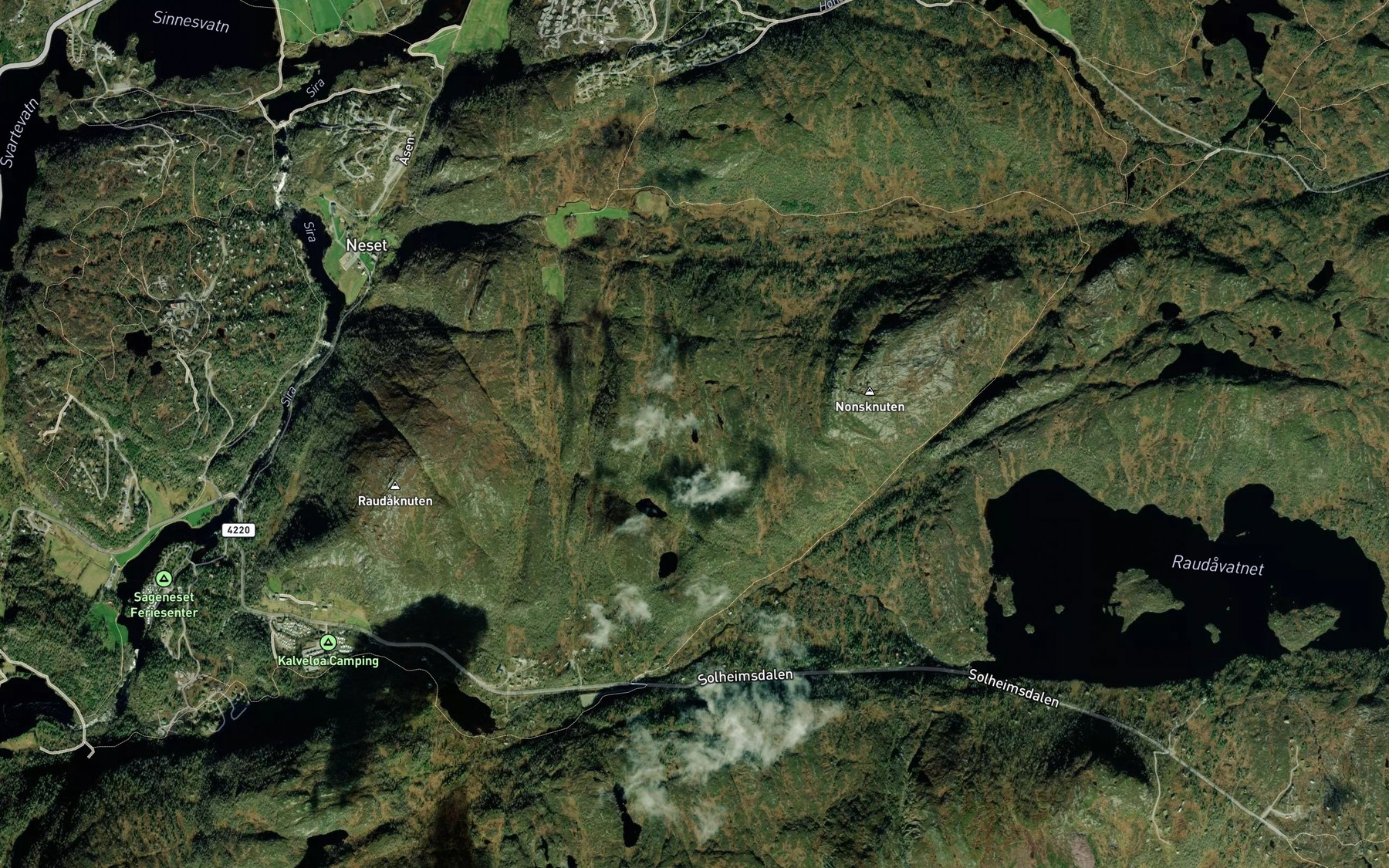 Satellite map of the Stemtjonn