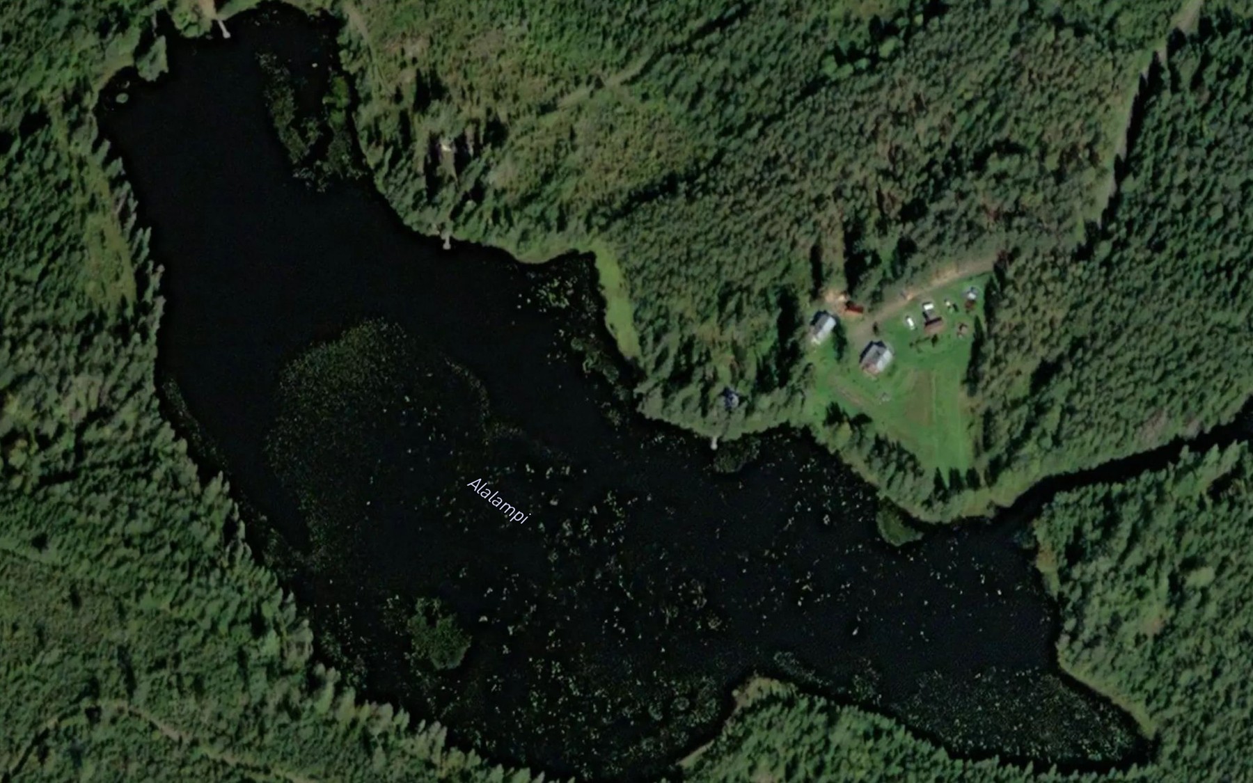Satellite map of the Alalampi