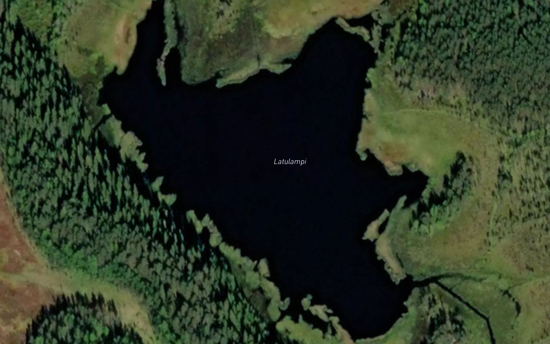 Satellite map of the Latulampi