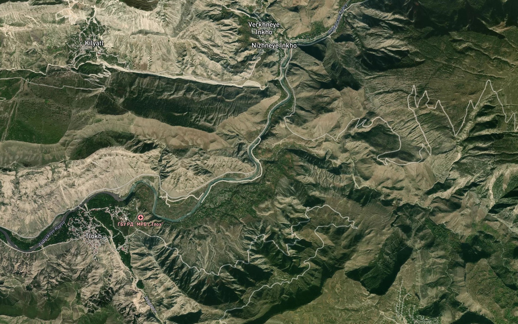Satellite map of the Emita