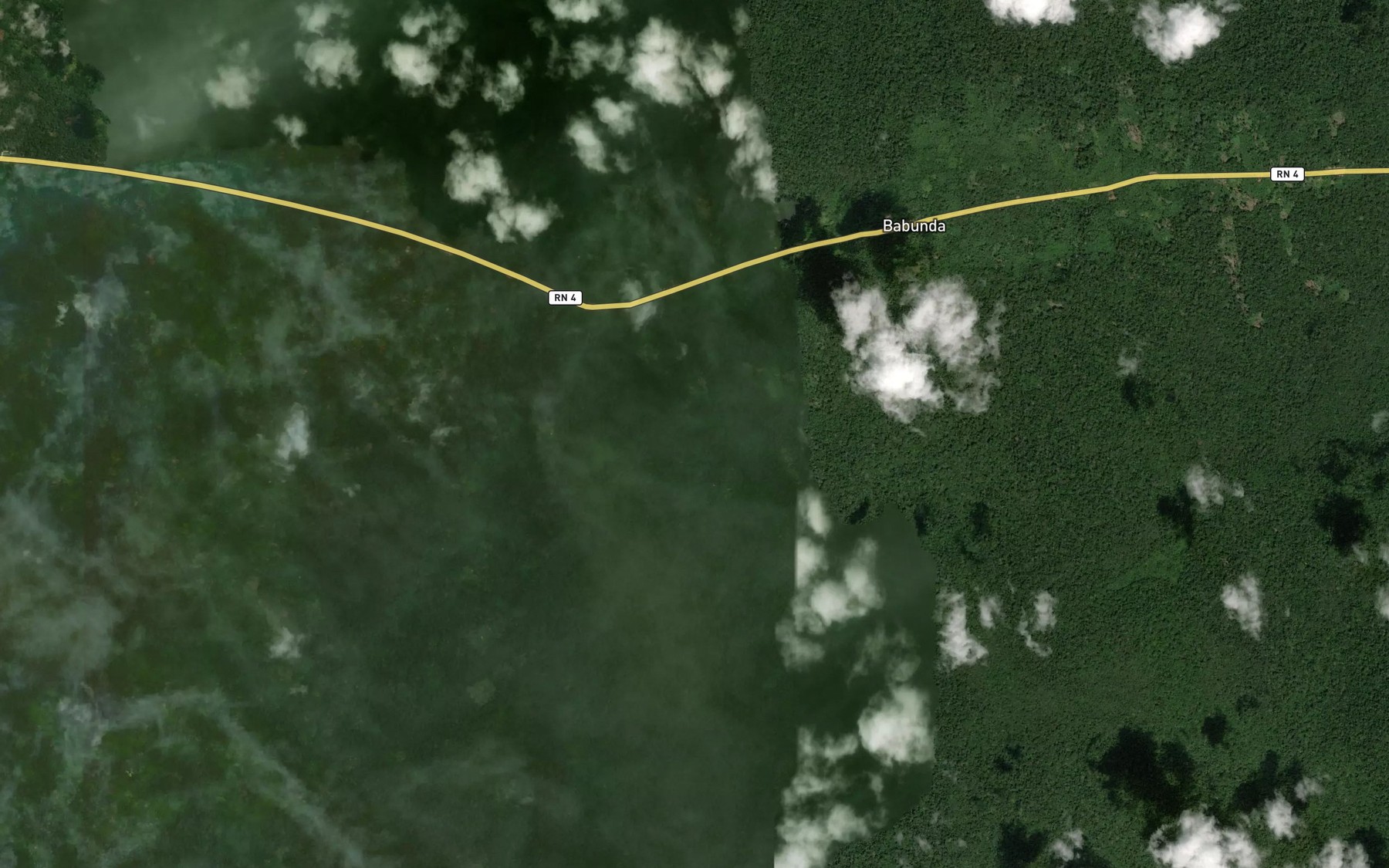 Satellite map of the Ekwe