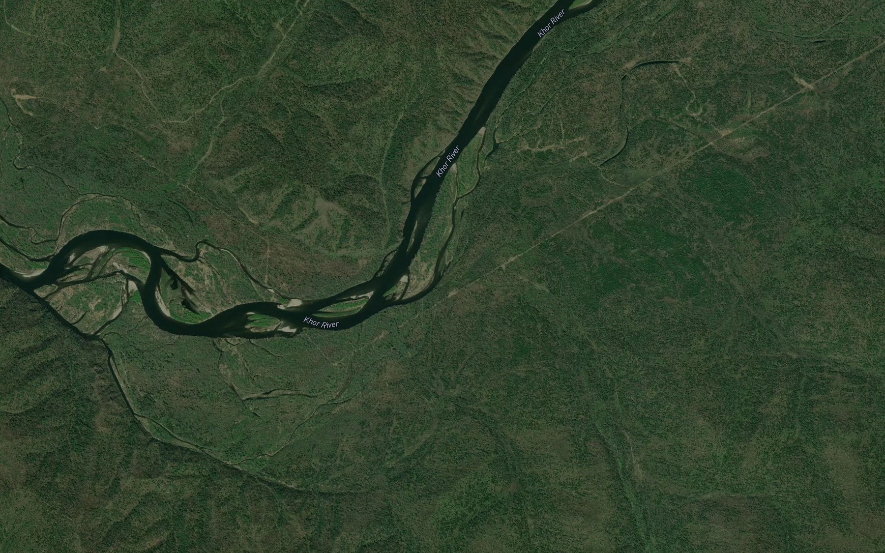 Satellite map of the Tua-Sikchi