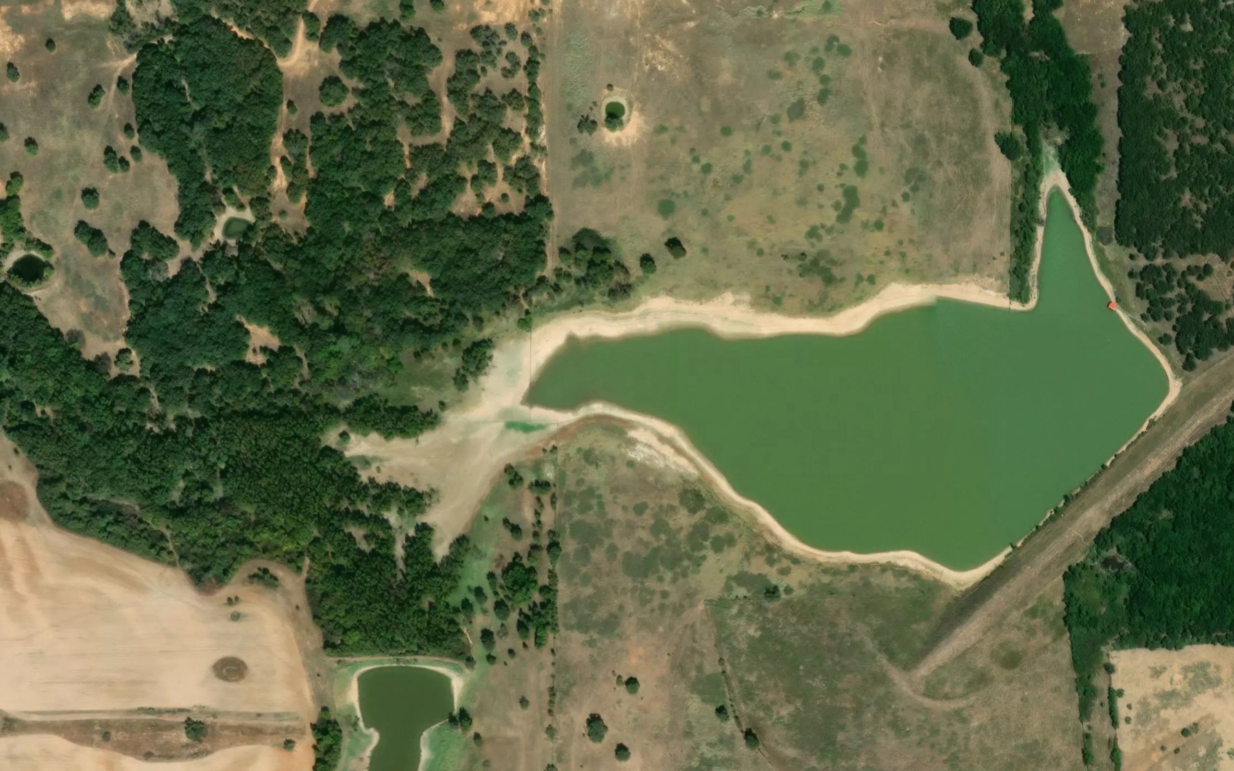 Satellite map of the Reservoir Number Two
