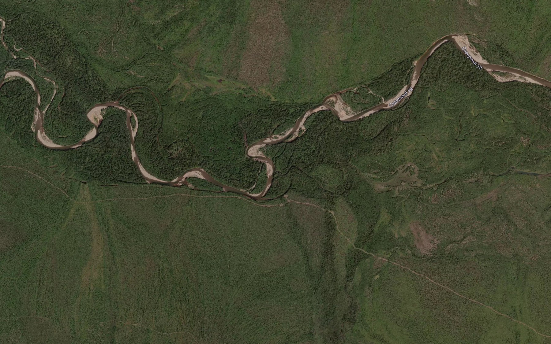 Satellite map of the Gorelyy