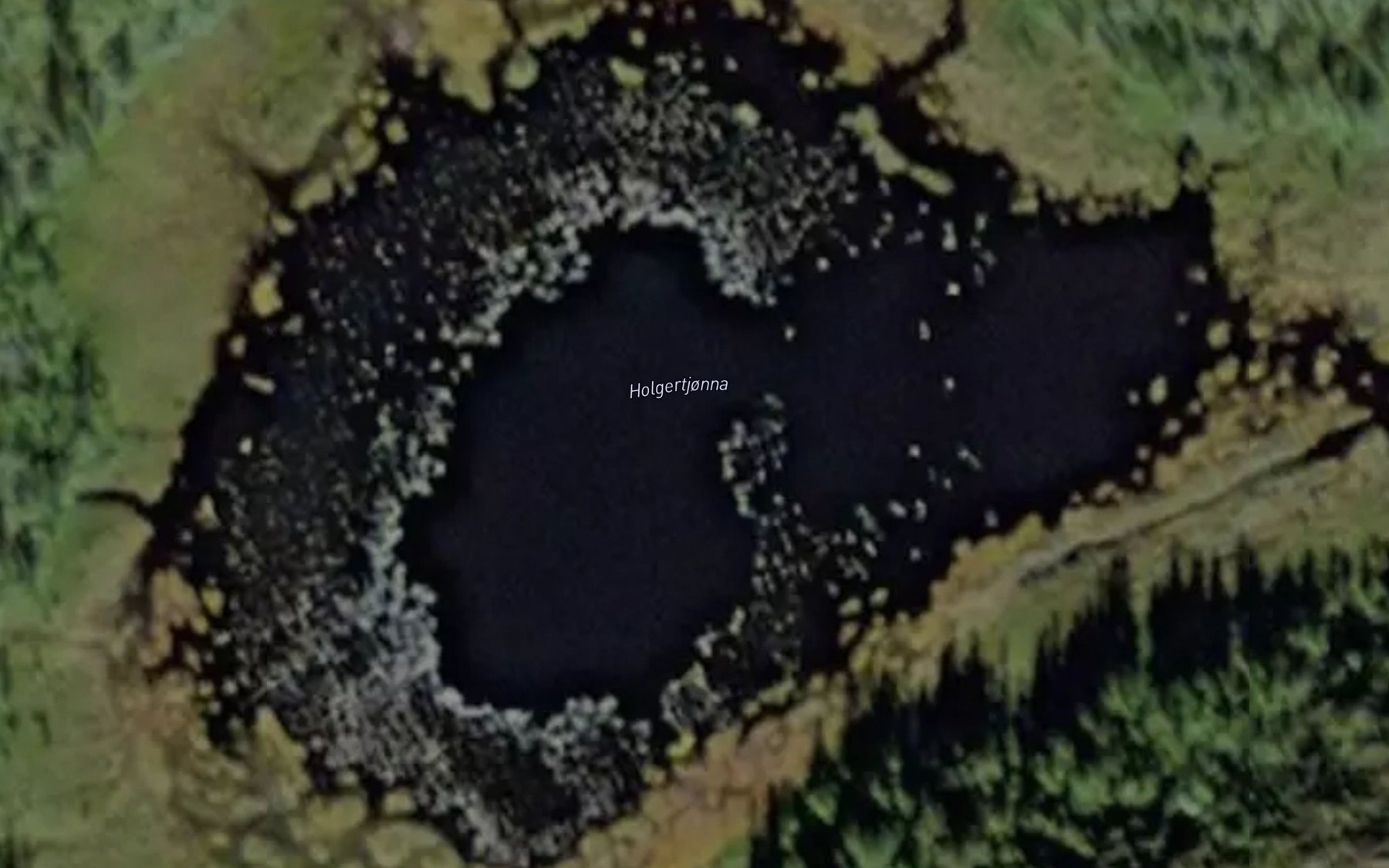 Satellite map of the Holgertjorna