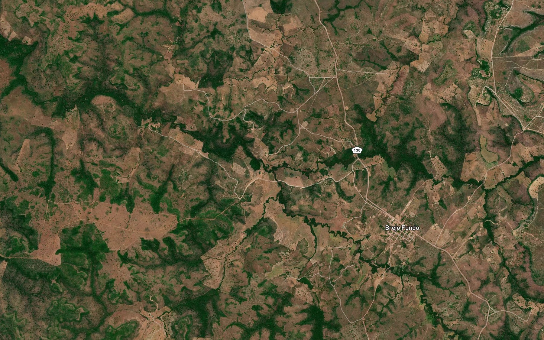 Satellite map of the Corrego Estiva