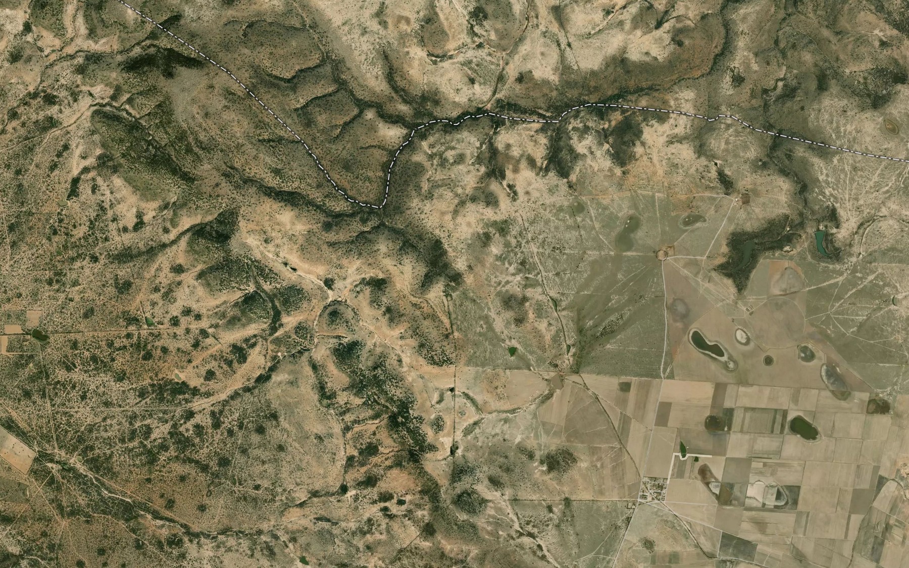Satellite map of the El Pinito