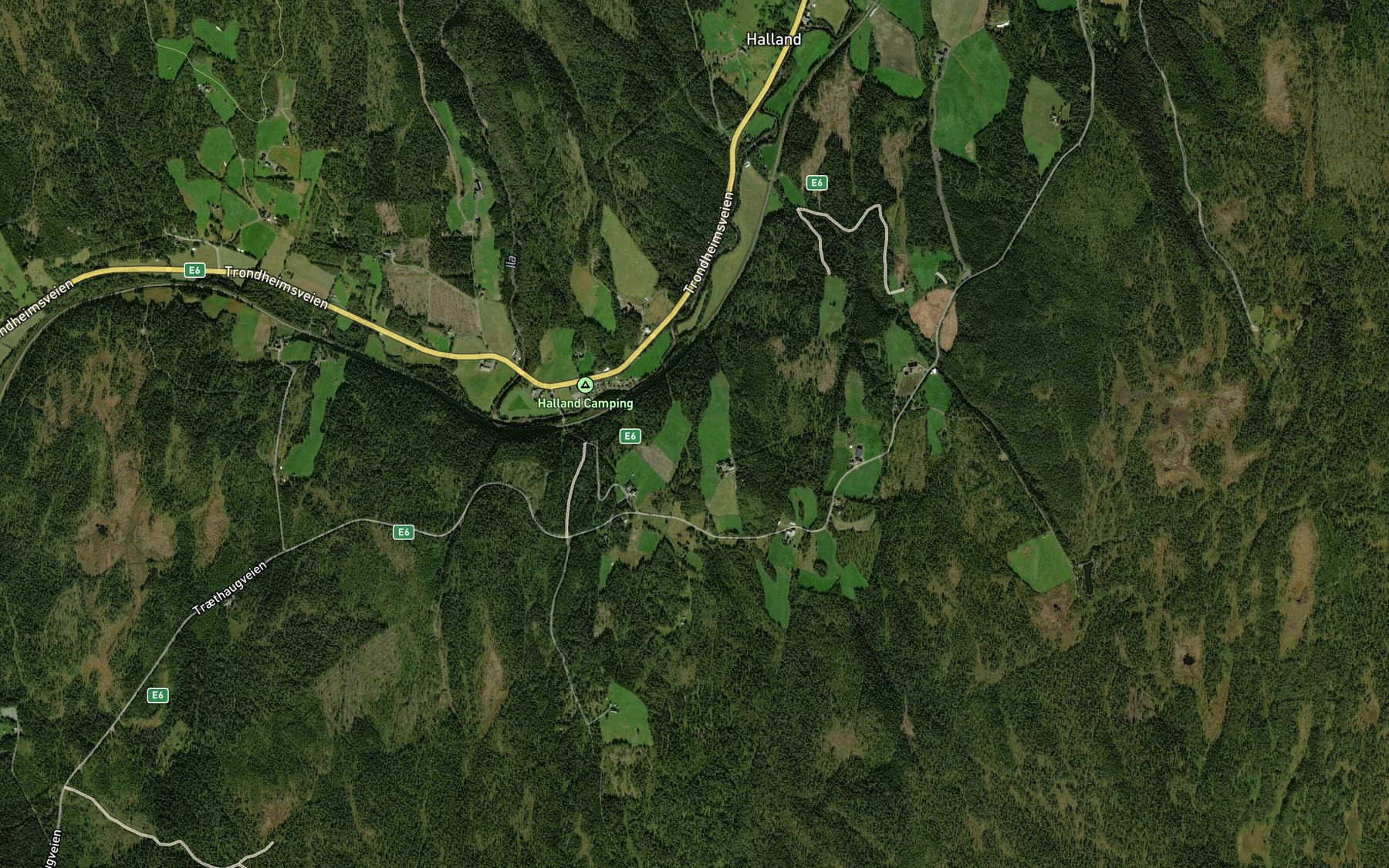 Satellite map of the Oyabekken