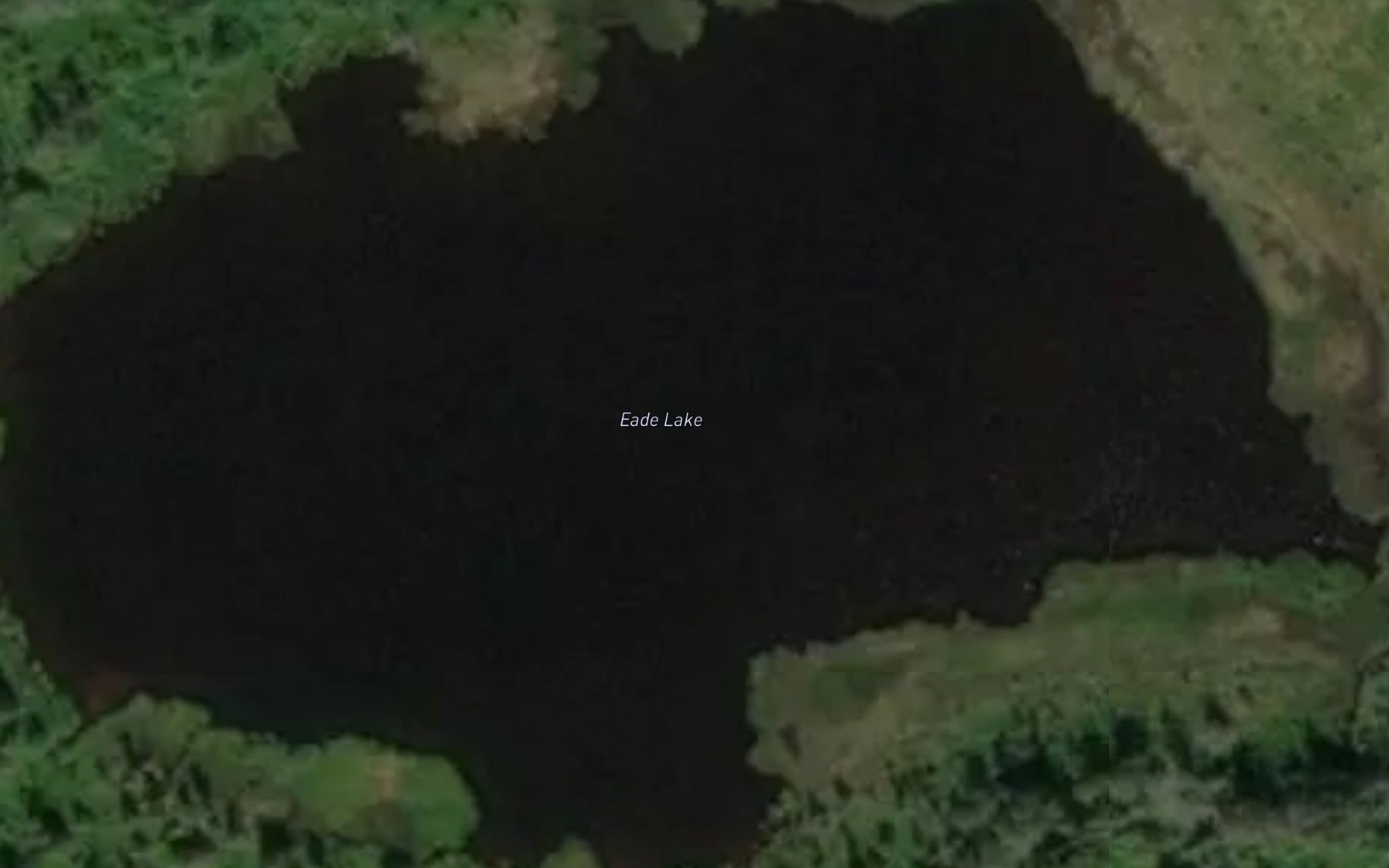 Satellite map of the Eade Lake