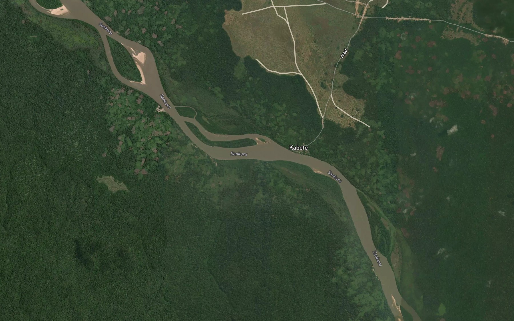 Satellite map of the Shilushilu