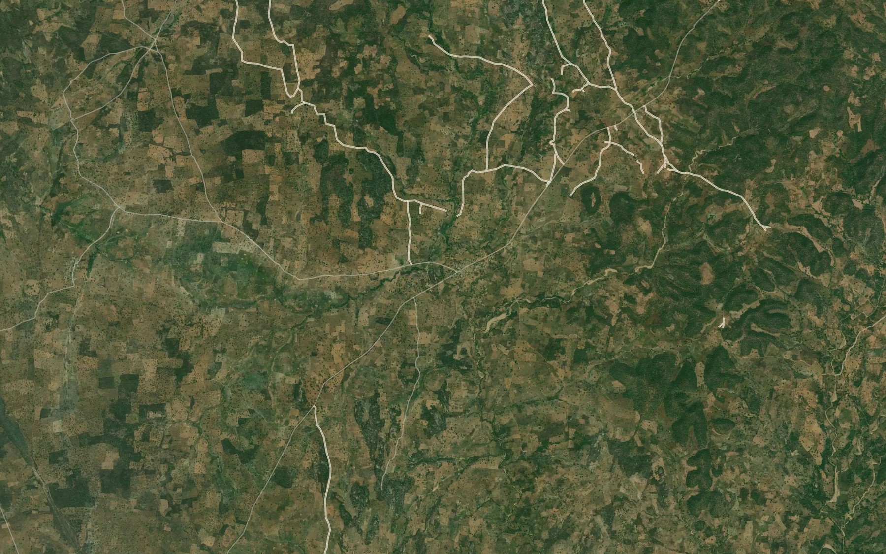 Satellite map of the River Ukaba