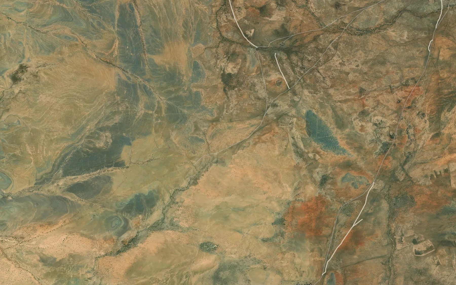 Satellite map of the 'Aouinat ed Dell