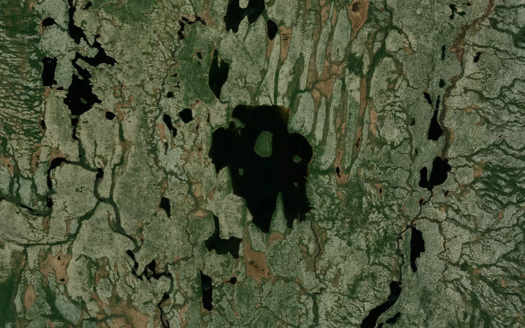 Satellite map of the Lac Kashakanapishkat