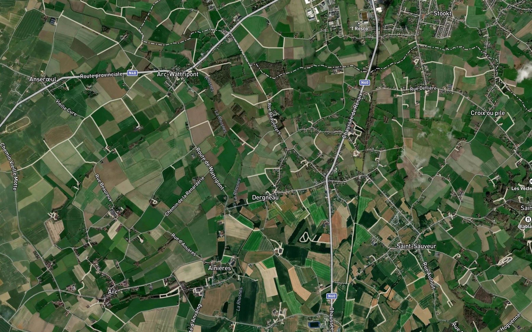 Satellite map of the Moulin