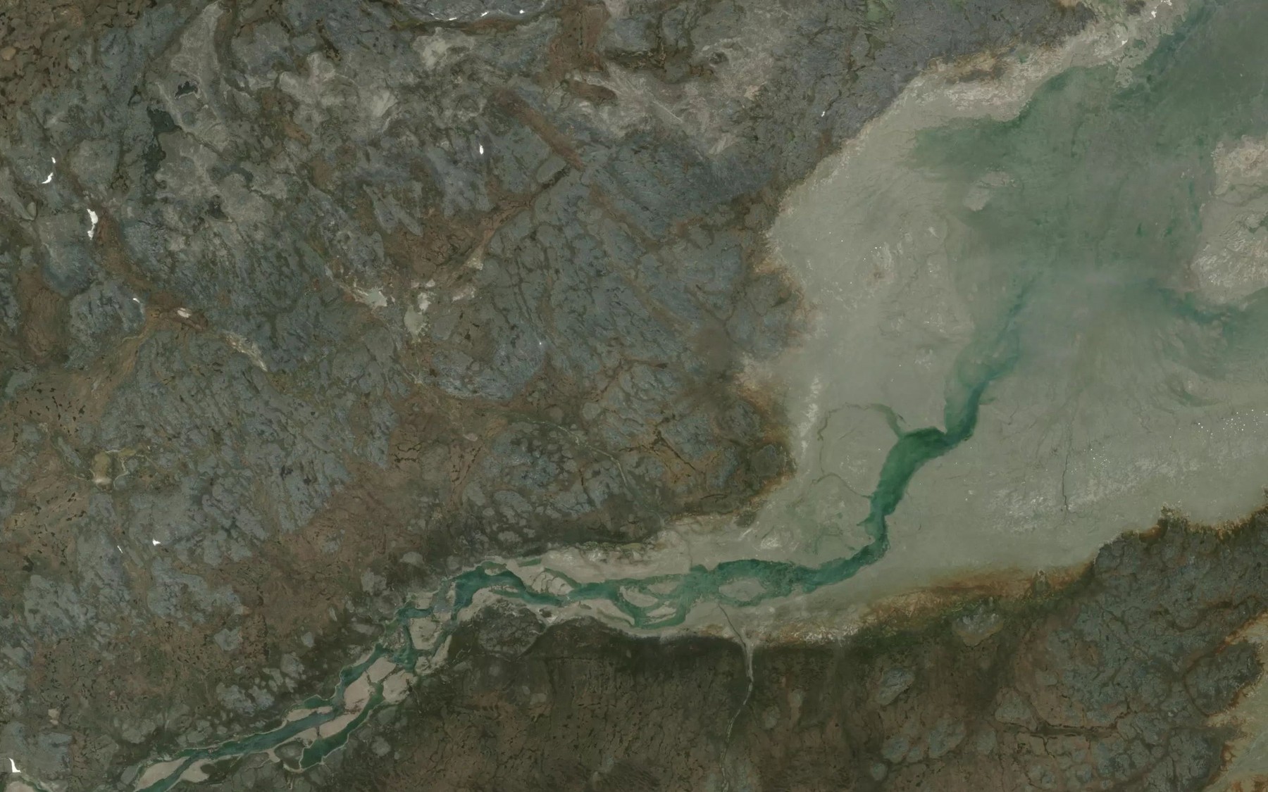 Satellite map of the Riviere Lefroy