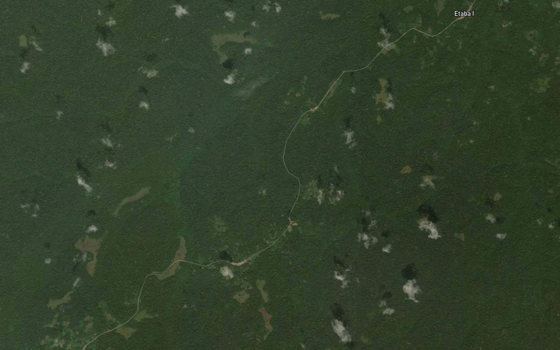 Satellite map of the Oukouiahia
