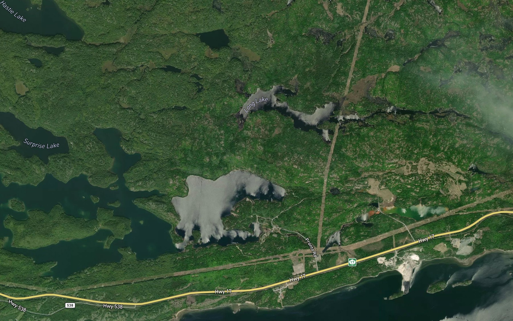 Satellite map of the Wettlaufer Bay