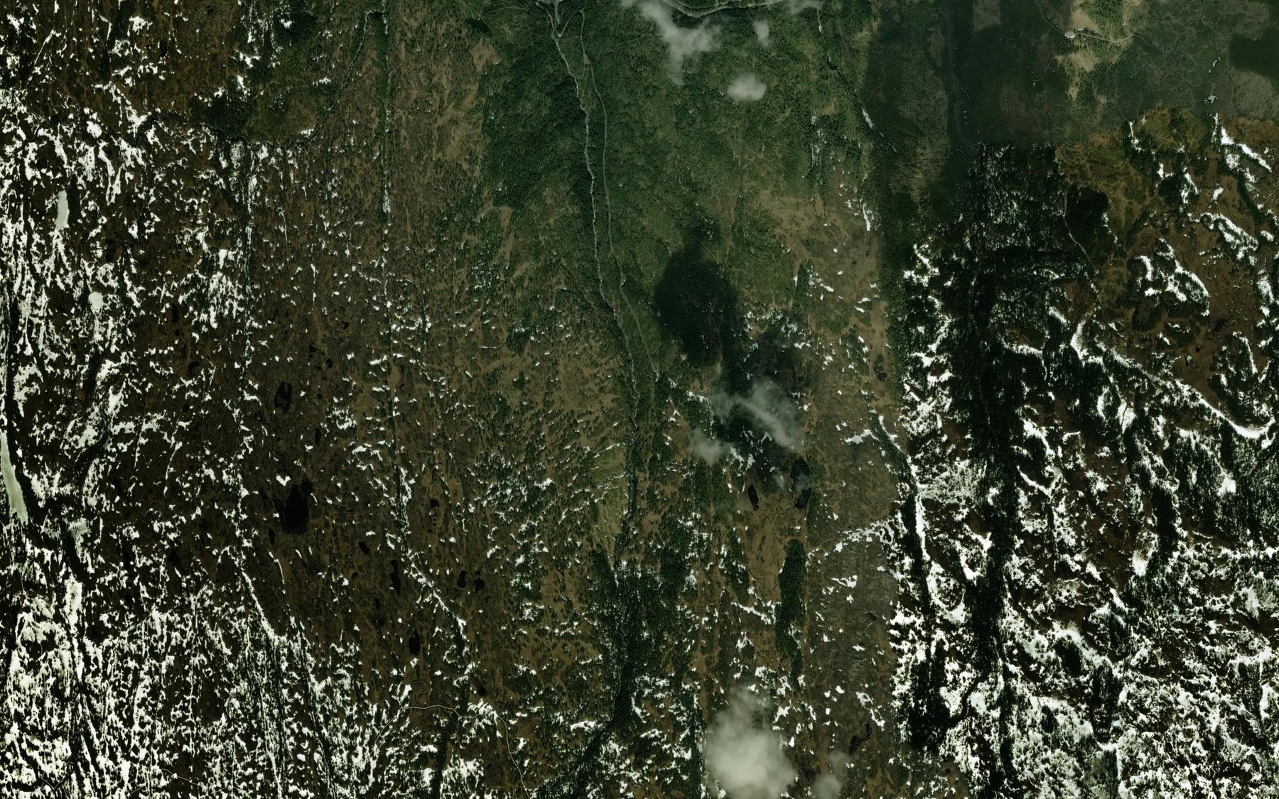 Satellite map of the Vester-Tversona